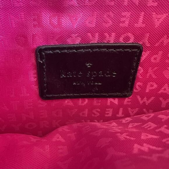 Kate Spade Purse Penn Valley Crossbody Bag Black & Cream Stripe - Picture 11 of 16